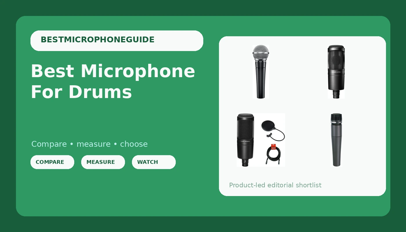 Best Microphone For Drums - MicScore review with measurements and honest opinion