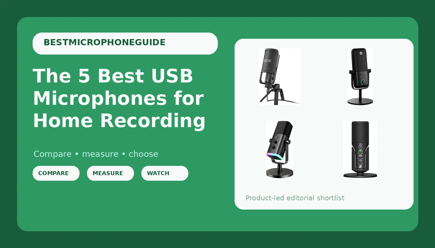 The 5 Best USB Microphones for Home Recording - MicScore review with measurements and honest opinion