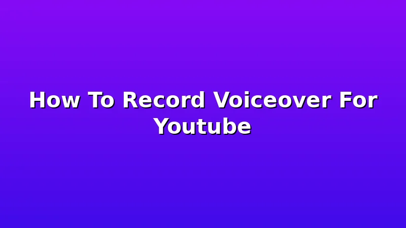 How To Record Voiceover For Youtube - MicScore review with measurements and honest opinion
