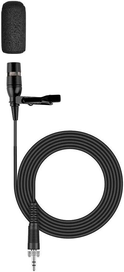 ikapok Clipmic Digital for Sennheiser ME 2-II Omnidirectional Lavalier Microphone (Black)