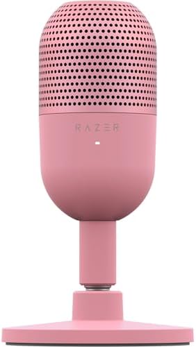 Razer Seiren V3 Mini USB Microphone, Supercardioid Condenser Mic, Black