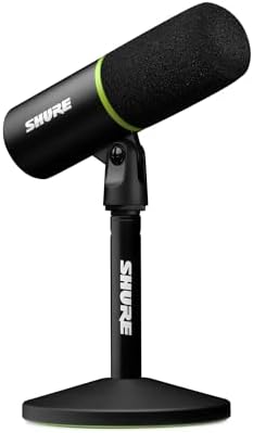 Shure MV6 USB Gaming Microphone for Streaming & Recording