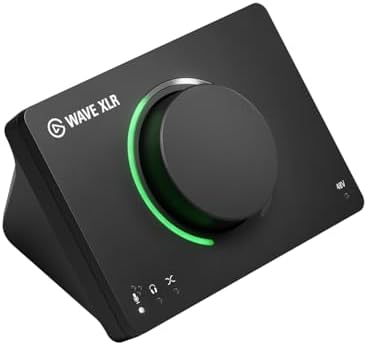Elgato Wave XLR MK.2 USB Audio Interface and DSP Mixer | 80dB gain, Onboard voice effects, LED level feedback, Touch mute, Ultra-low-latency monitoring, Works with Stream Deck : Musical In
